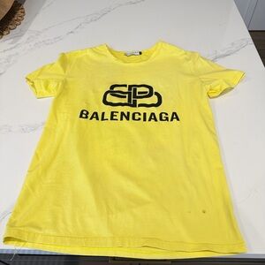 Designer like  Yellow Logo Short Sleeve Tee